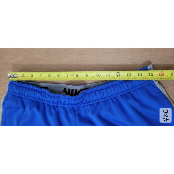 Nike Therma-fit Fleece Sweatpants Size Large Men's Gray & Blue Nike Swoosh Logo - Picture 16 of 16